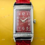 Swiss Copy Jaeger-LeCoultre Reverso One Duetto Ladies Watch Red and Silver_th.jpg